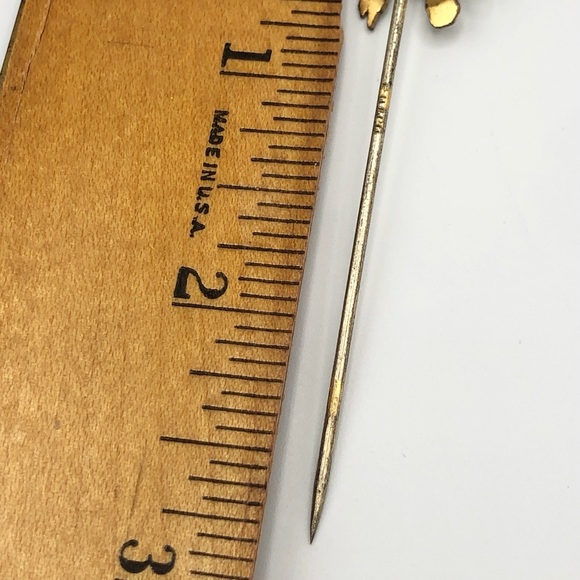 Antique Art Deco Horse Equestrian Lapel Stick Pin - Picture 7 of 7